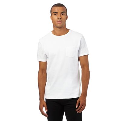 Red Herring White ribbed front panel t-shirt